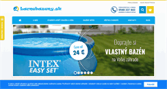 Desktop Screenshot of lacnebazeny.sk